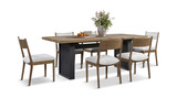 Xavier Extension Dining Table With 4 Side Chairs thumbnail 1