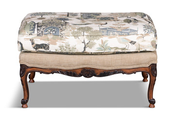 Risen Carved Ottoman