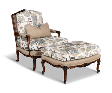 Risen Carved Ottoman