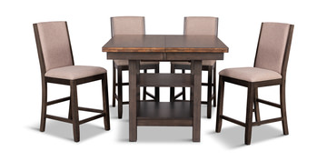 Layton Counter Table With 4 Stools