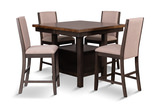 Layton Counter Table With 4 Stools thumbnail 4