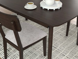 Ezra Table and 4 Side Chairs - Rich Merlot thumbnail 3