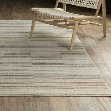 Oliver Blue/Rust Area Rug - 2′3″ X 7′6″