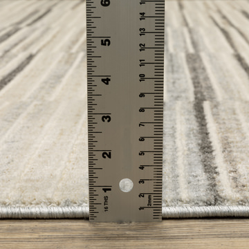 Oliver Blue/Grey Area Rug - 3′3″ X 5′0″