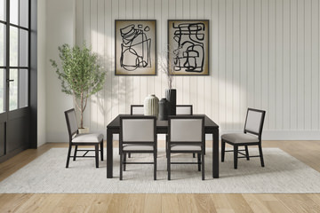 Oscar Dining Table With 6 Chairs