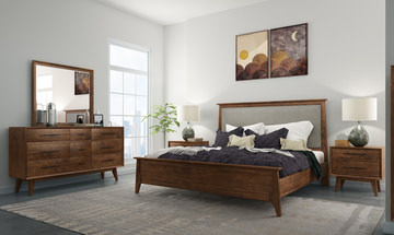 Bergen King Upholstered Bedroom Suite