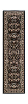Ariana Black/Ivory/Blue/Red Area Rug - 2′3″ X 7′9″