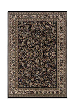Ariana Black/Ivory/Blue/Red Area Rug - 5′3″ X 7′9″