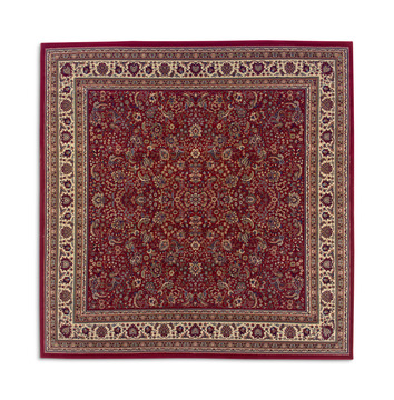Ariana Red/Ivory/Blue/Green Area Rug - 8′0″ Square