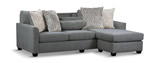 Sadie Sofa with Chaise - Charcoal thumbnail 2