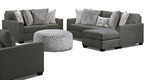 Sadie Sofa with Chaise - Charcoal thumbnail 3