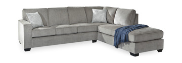 Eltman 2 Piece Modular Sectional With Sleeper - Alloy
