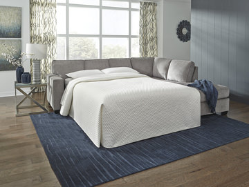 Eltman 2 Piece Modular Sectional With Sleeper - Alloy