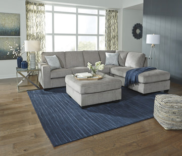 Eltman 2 Piece Modular Sectional With Sleeper - Alloy