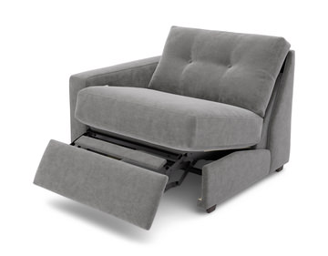 ModularOne Left Arm Power Recliner - Granite