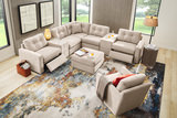 ModularOne 7 Piece Sectional With 3 Power Reclining Chairs - Stone thumbnail 2