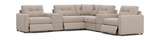 ModularOne 7 Piece Sectional With 3 Power Reclining Chairs - Stone thumbnail 1