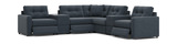ModularOne 7 Piece Sectional With 3 Power Reclining Chairs - Navy thumbnail 1