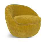Hazel Swivel Chair - Yellow thumbnail 1