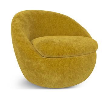 Hazel Swivel Chair - Yellow