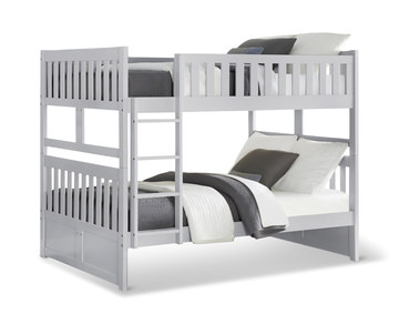Atlantis Full/Full Bunk With Ladder - Gray
