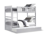 Atlantis Twin/Twin Bunk With Ladder - Gray thumbnail 2