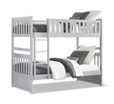 Atlantis Twin/Twin Bunk With Ladder - Gray thumbnail 1