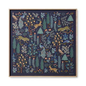 Navy Menagerie Framed Art