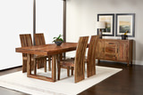 Preston Solid Sheesham Table With 4 Chairs thumbnail 2