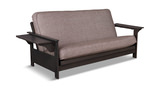 Borden Futon With Side Table With Natural Beauty Taupestone Cover thumbnail 3