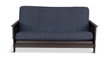 Borden Futon With Side Table With Taber Indigo Cover thumbnail 1