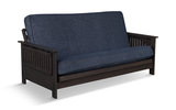 Borden Futon With Side Table With Taber Indigo Cover thumbnail 2