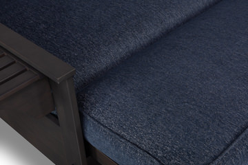 Borden Futon w/Side Table With Taber Indigo Cover