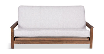 Crosby Standard Futon With Natural Beauty Cloud Cover