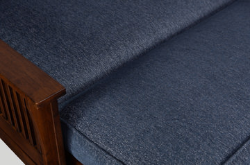 Baxter Mission Futon With Taber Indigo Cover