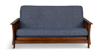Baxter Mission Futon With Taber Indigo Cover