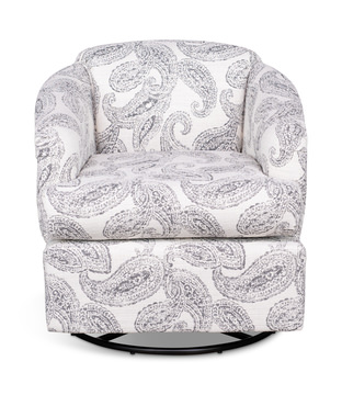 Cass Swivel Chair - Pepper
