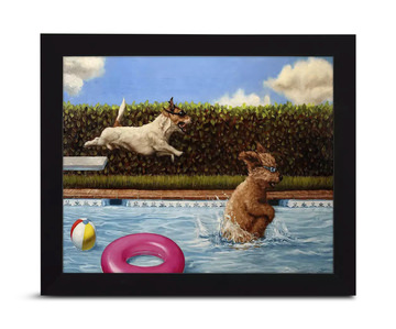 Pool Party II Framed Art
