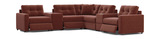ModularOne 7 Piece Sectional With 3 Power Reclining Chairs - Merlot thumbnail 2