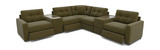 ModularOne 7 Piece Sectional With 3 Power Reclining Chairs - Moss thumbnail 1
