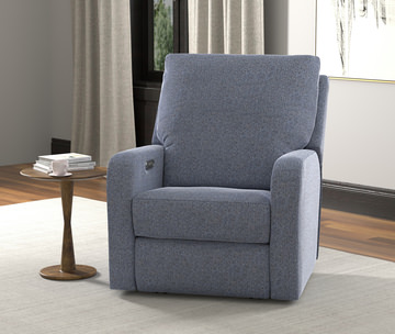Parker Power Recliner - Denim