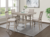 Amelia Counter Height Table With 4 Stools thumbnail 3