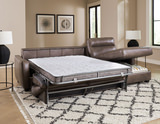 Dakota Sofa With Storage Chaise And XL Queen Sleeper  thumbnail 2