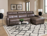 Dakota Sofa With Storage Chaise And XL Queen Sleeper  thumbnail 1