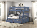 Atlantis Twin/Full Bunk With Ladder - Blue thumbnail 6