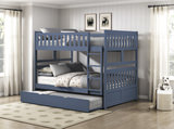 Atlantis Full/Full Bunk With Ladder - Blue thumbnail 3
