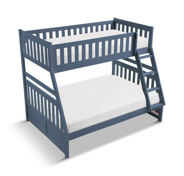 Atlantis Twin/Full Bunk With Ladder - Blue
