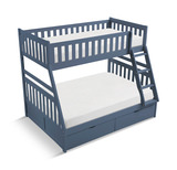 Atlantis Twin/Full Bunk With Ladder - Blue thumbnail 3