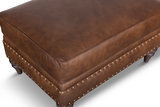 Winslow Leather Ottoman thumbnail 3