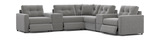 ModularOne 7 Piece Sectional With 3 Power Reclining Chairs - Graphite thumbnail 1